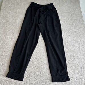 Women's‎ Athleta Size 4 Cardiff Pant Black Business Travel Cuff Ankle